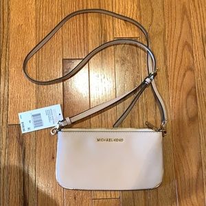 Michael Kors Crossbody rose gold light pink NWT